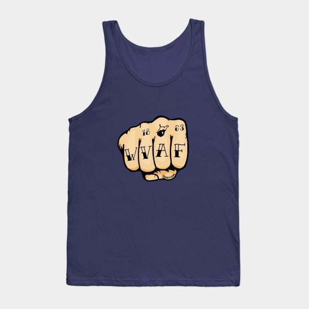 WVAF West Virginia Fist Tank Top by Ronkytonk